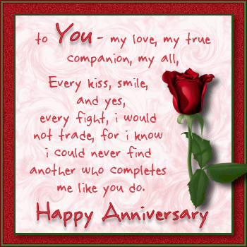 Anniversary You Complete Me